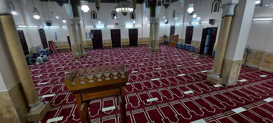 تحديد أماكن المصلين بمسجد السيد يوسف بالكرنك  (4)