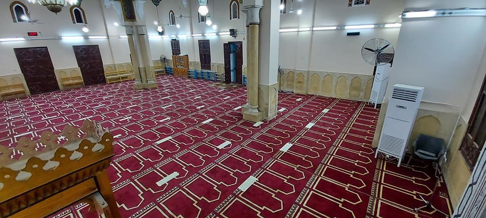 تحديد أماكن المصلين بمسجد السيد يوسف بالكرنك  (3)