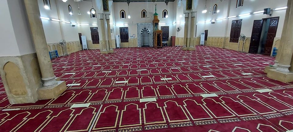 تحديد أماكن المصلين بمسجد السيد يوسف بالكرنك  (1)