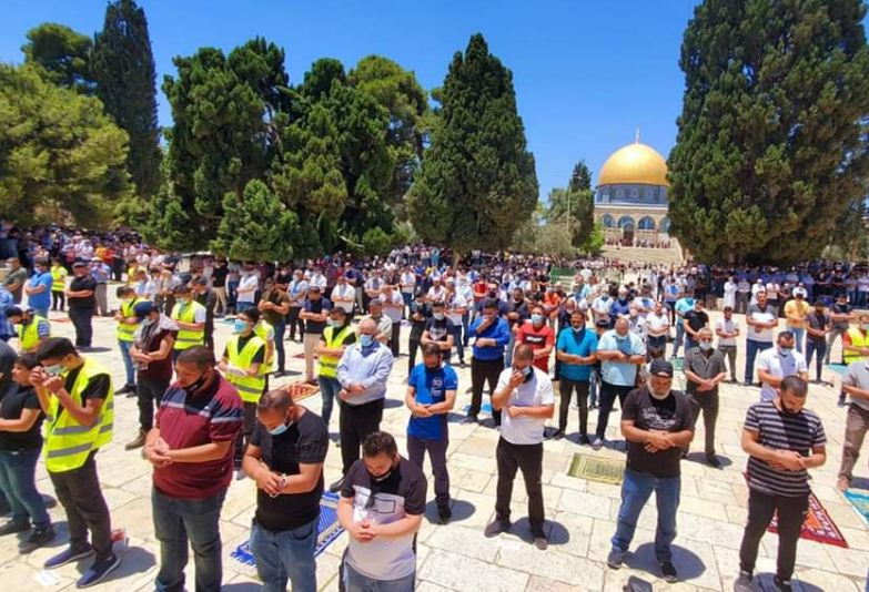 صلاة الجمعة فى الاقصى