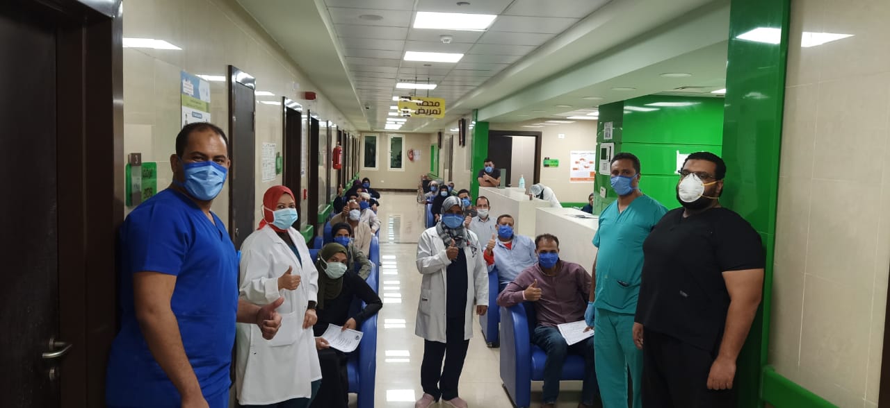 مستشفى إسنا للحجر الصحى تعلن خروج 20 حالة بعد شفاؤهم  (1)