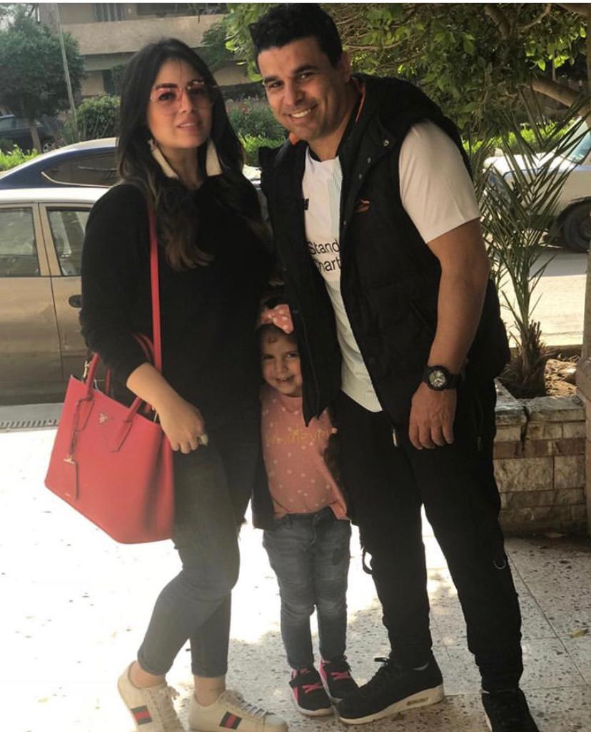 خالد الغندور و زوجته و أبنته