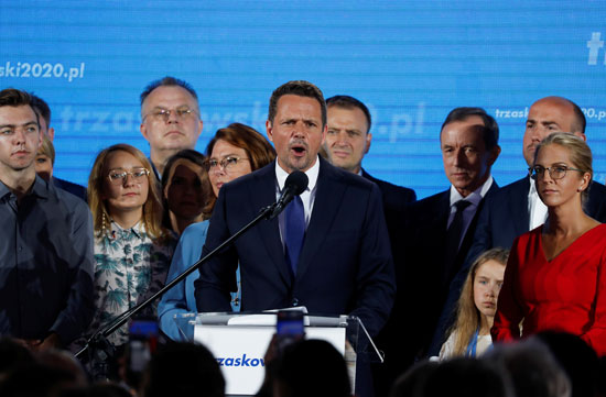 كلمة رافال ترزاسكوفسكى المنافس فى الانتخابات البولندية