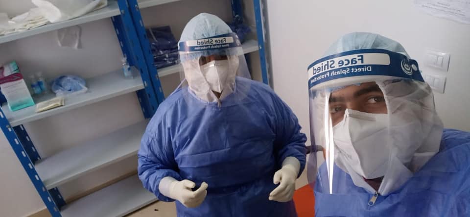 جولة لمتابعة العمل داخل مستشفى العديسات للحجر الصحى جولة لمتابعة العمل داخل مستشفى العديسات للحجر الصحى