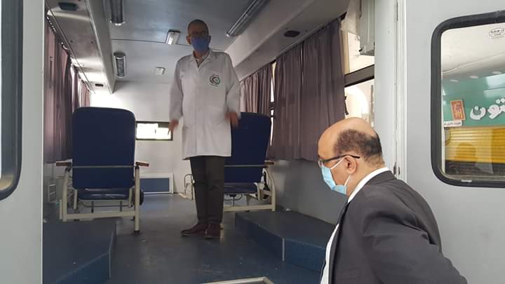 محافظ بورسعيد يستقبل وزيرة الصحة (3)