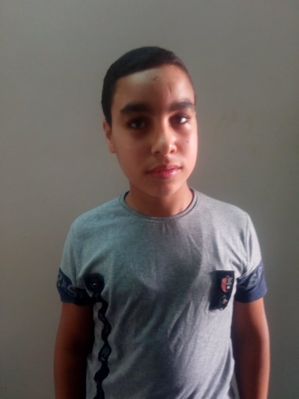 الطفل أحمد هاني عبدالكريم صاحب التبرع