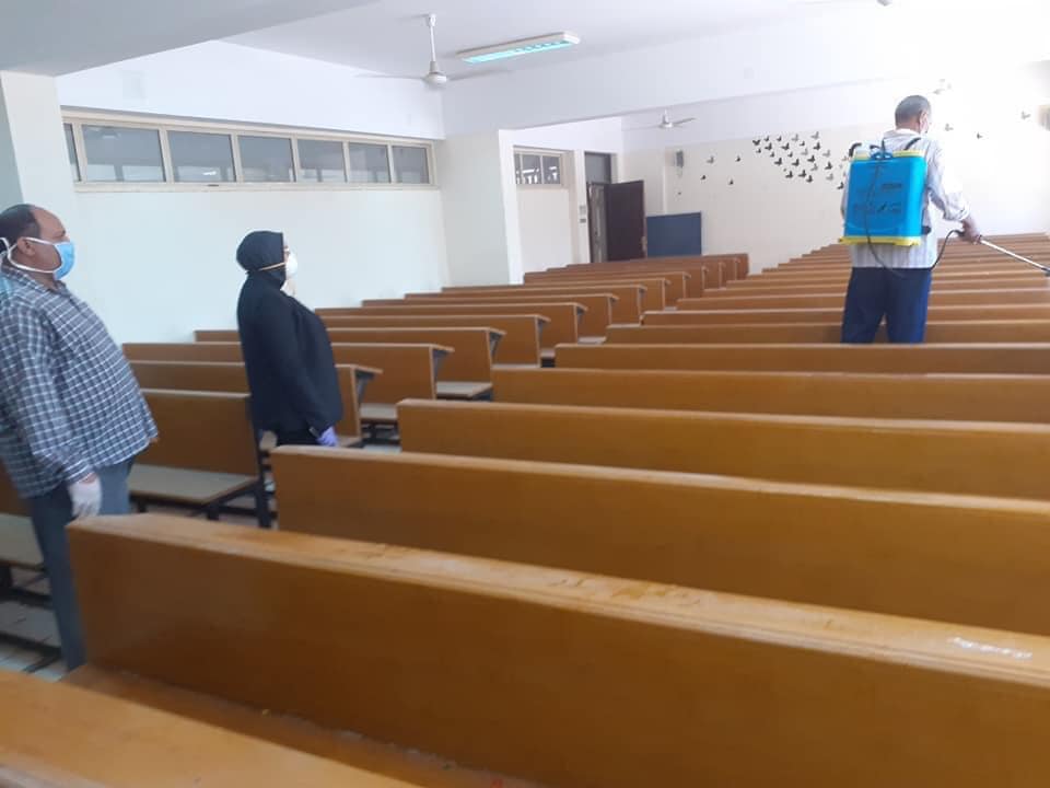 طوارئ بجامعة المنيا استعداداً للامتحانات (14)