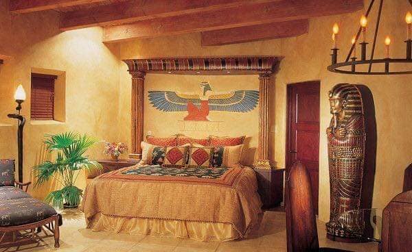 غرفة نوم فرعونى