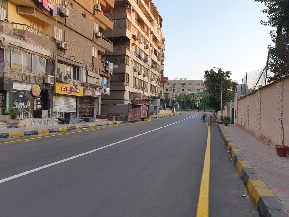 شارع جمال الدين الأفغاني بالجيزة بعد تطويره  (7)