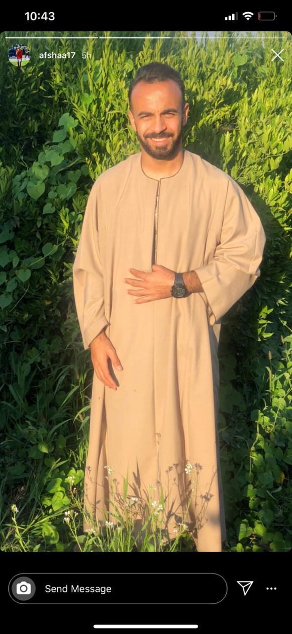 قفشة لاعب الاهلي