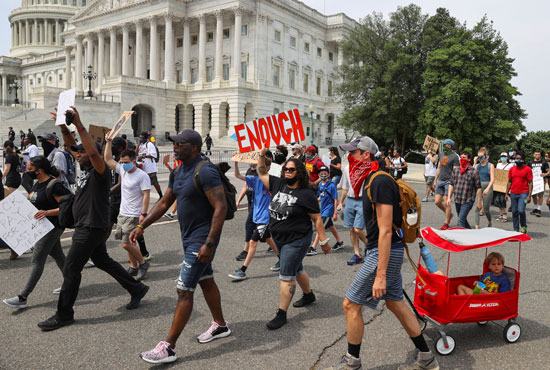 استمرار الاحتجاجات فى واشنطن