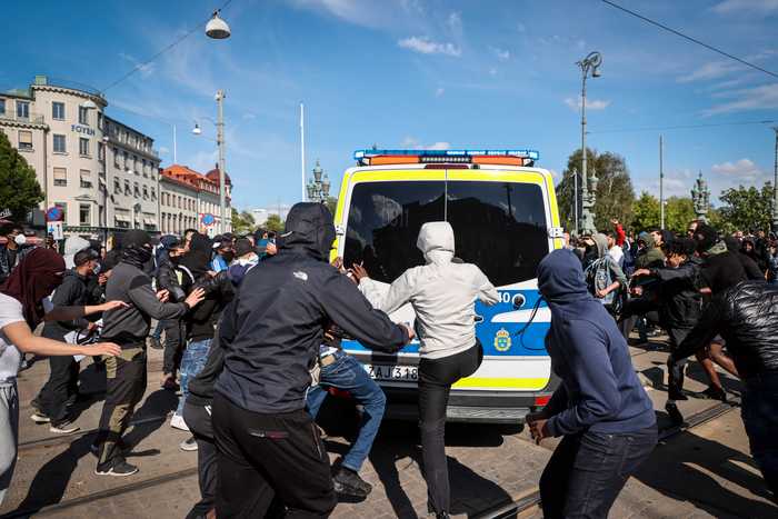 مظاهرات السويد