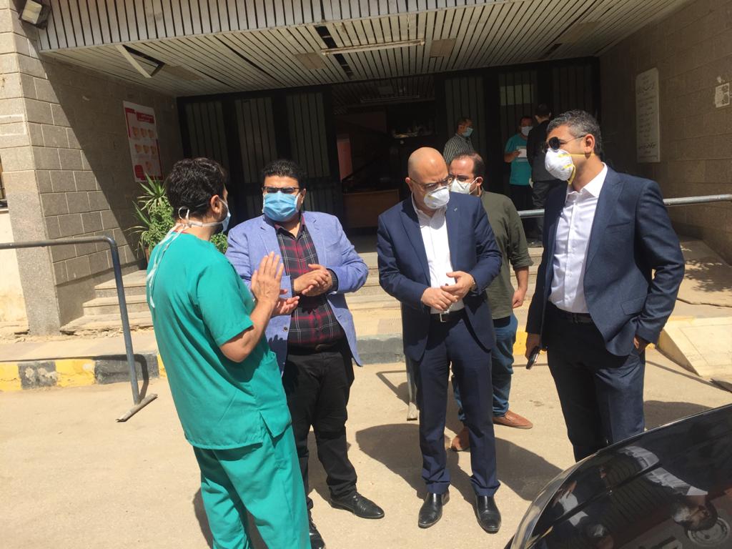 نائب محافظ بنى سويف يتفقد المستشفى الجامعي (4)