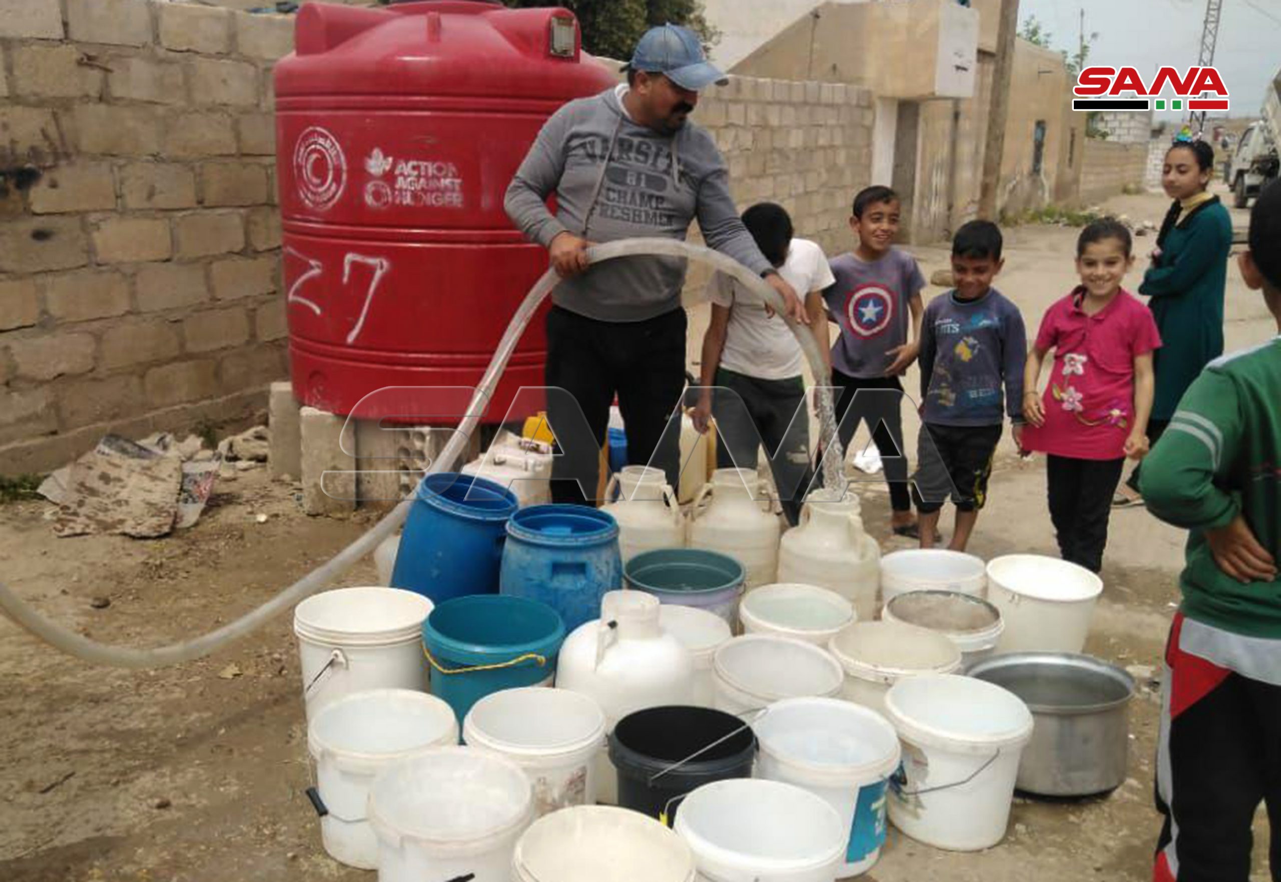 أزمة المياه فى الحسكة أزمة المياه فى الحسكة