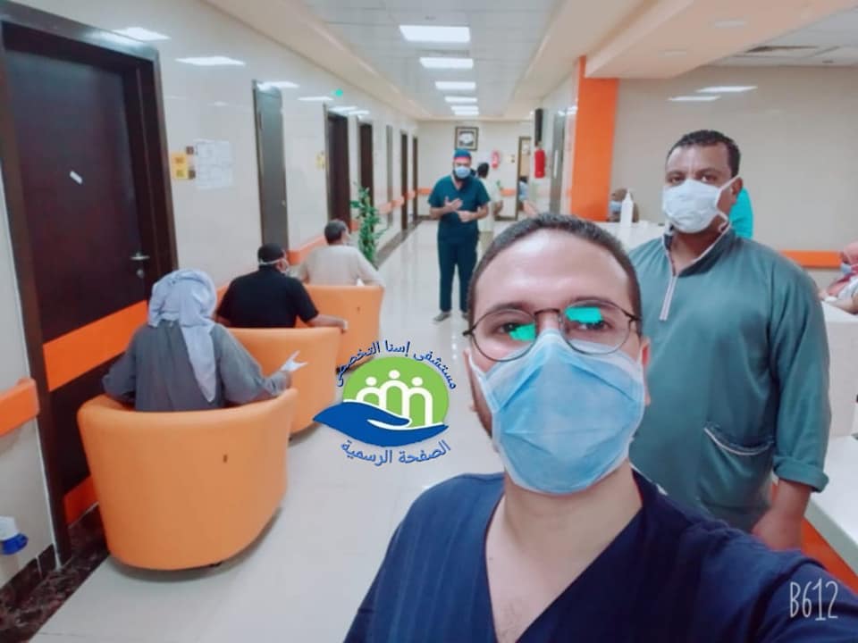 مستشفى إسنا للحجر تعلن خروج 7 حالات بعد شفاؤهم من كورونا (4)