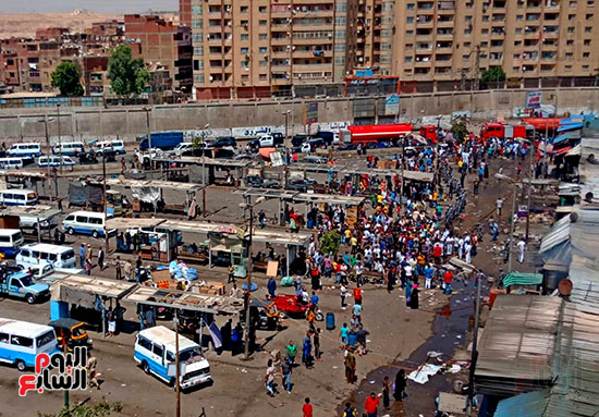 حريق سوق توشكى (8)