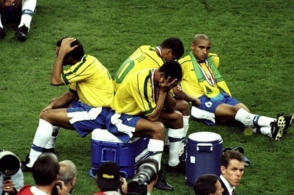 حسرة لاعبى البرازيل