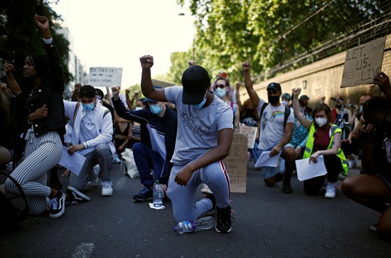 المظاهرات الداعمة لحياة السود فى لندن