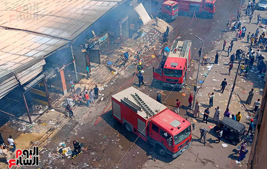 حريق سوق توشكى (9)