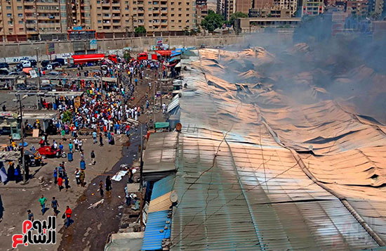 حريق سوق توشكى (5)