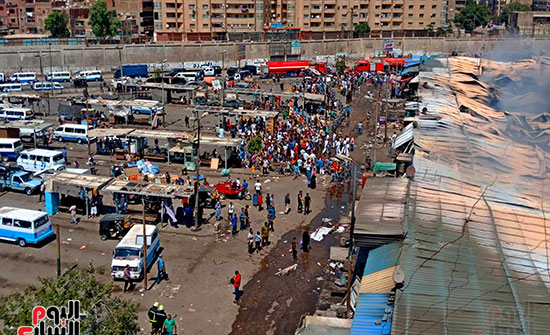 حريق سوق توشكى (4)