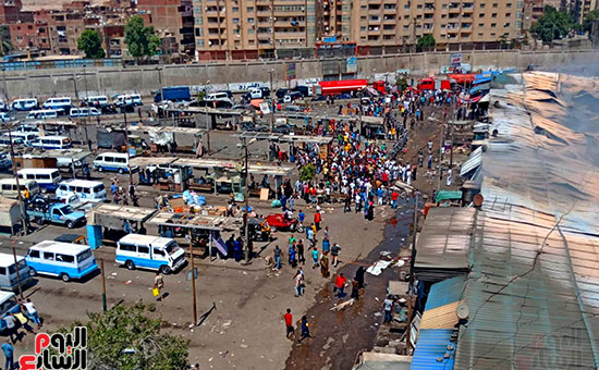 حريق سوق توشكى (7)