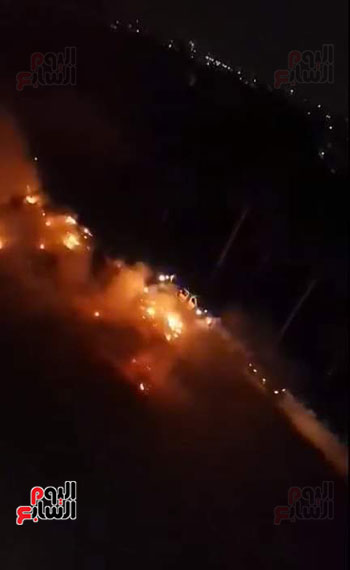 حريق بجوار كلية الزراعة (4)