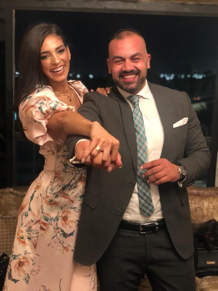 انجى وخطيبها انجى وخطيبها