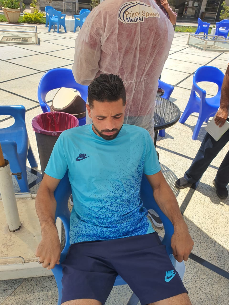 مسحة لاعبي أسوان (17)