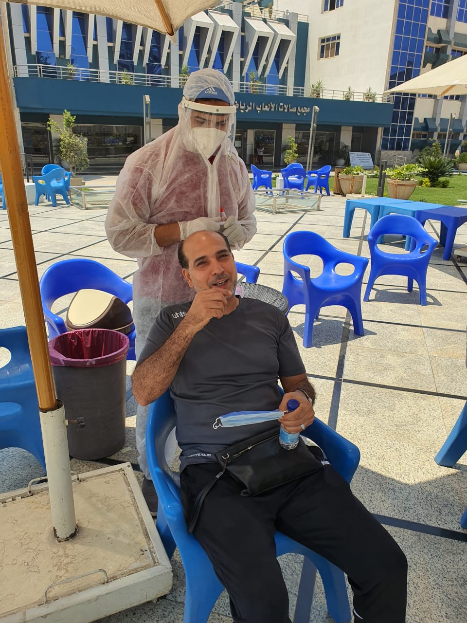 مسحة لاعبي أسوان (24)