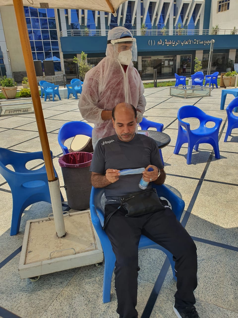 مسحة لاعبي أسوان (7)