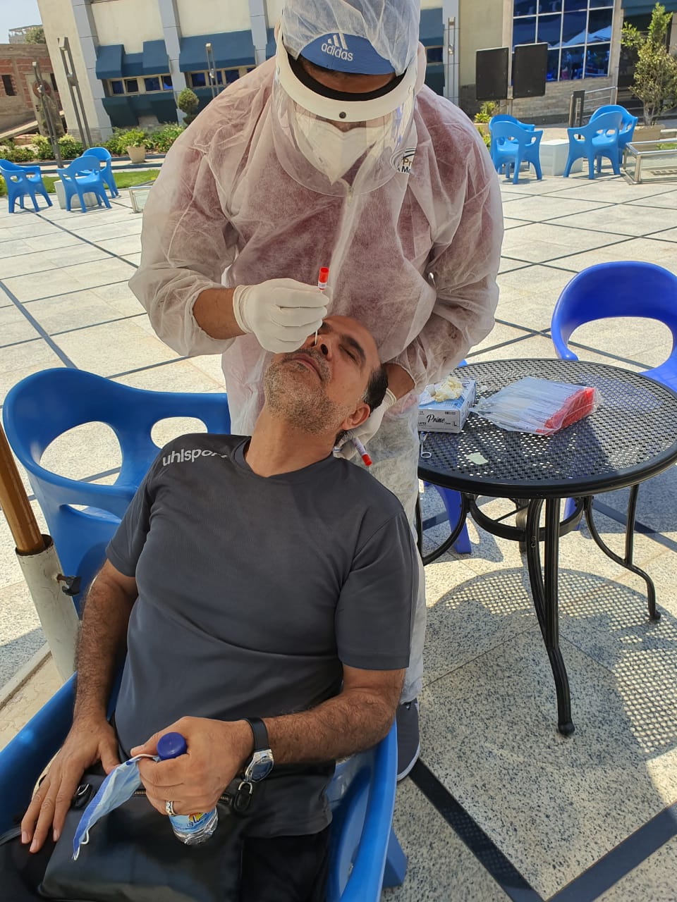 مسحة لاعبي أسوان (14)