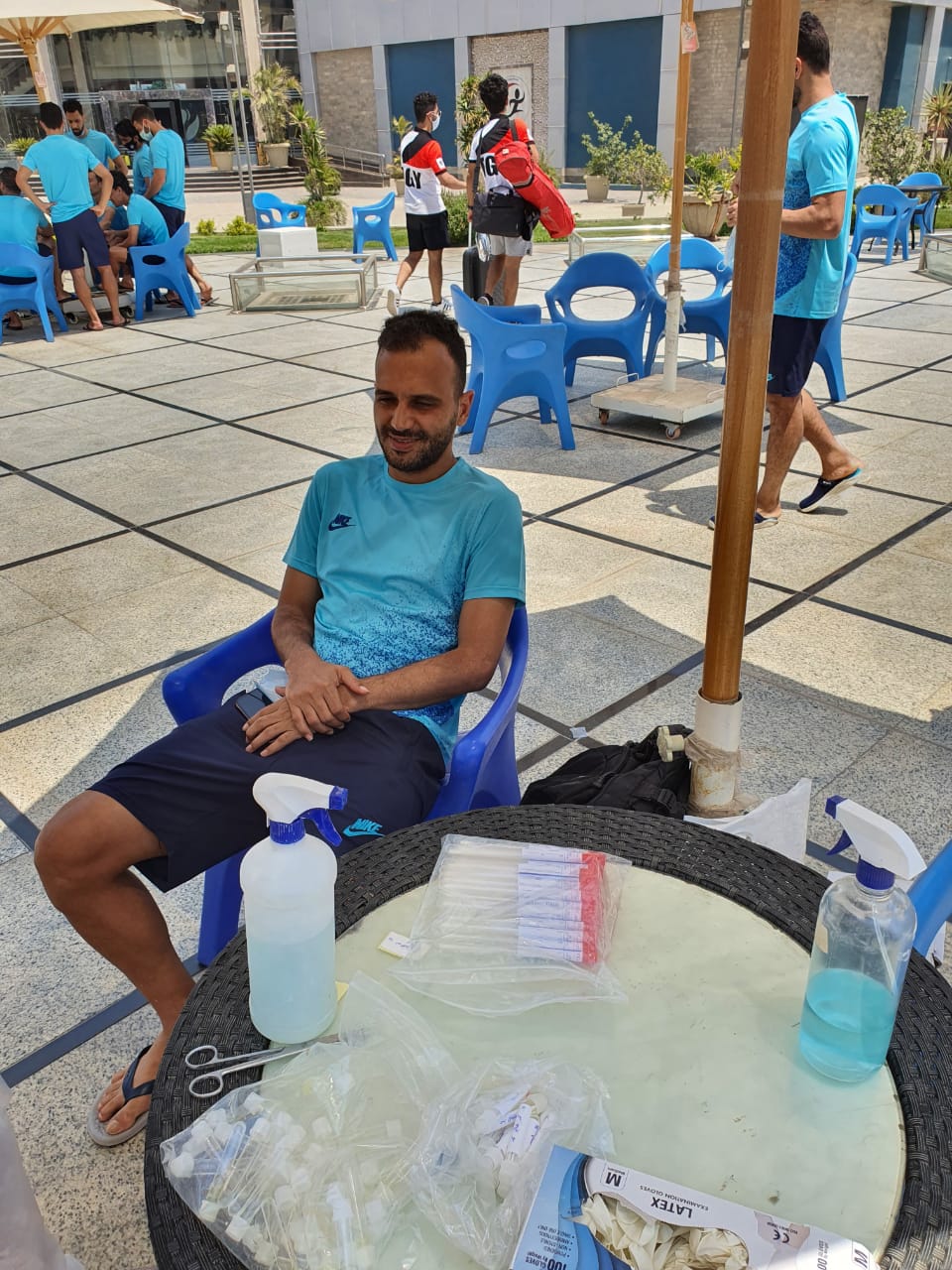 مسحة لاعبي أسوان (21)