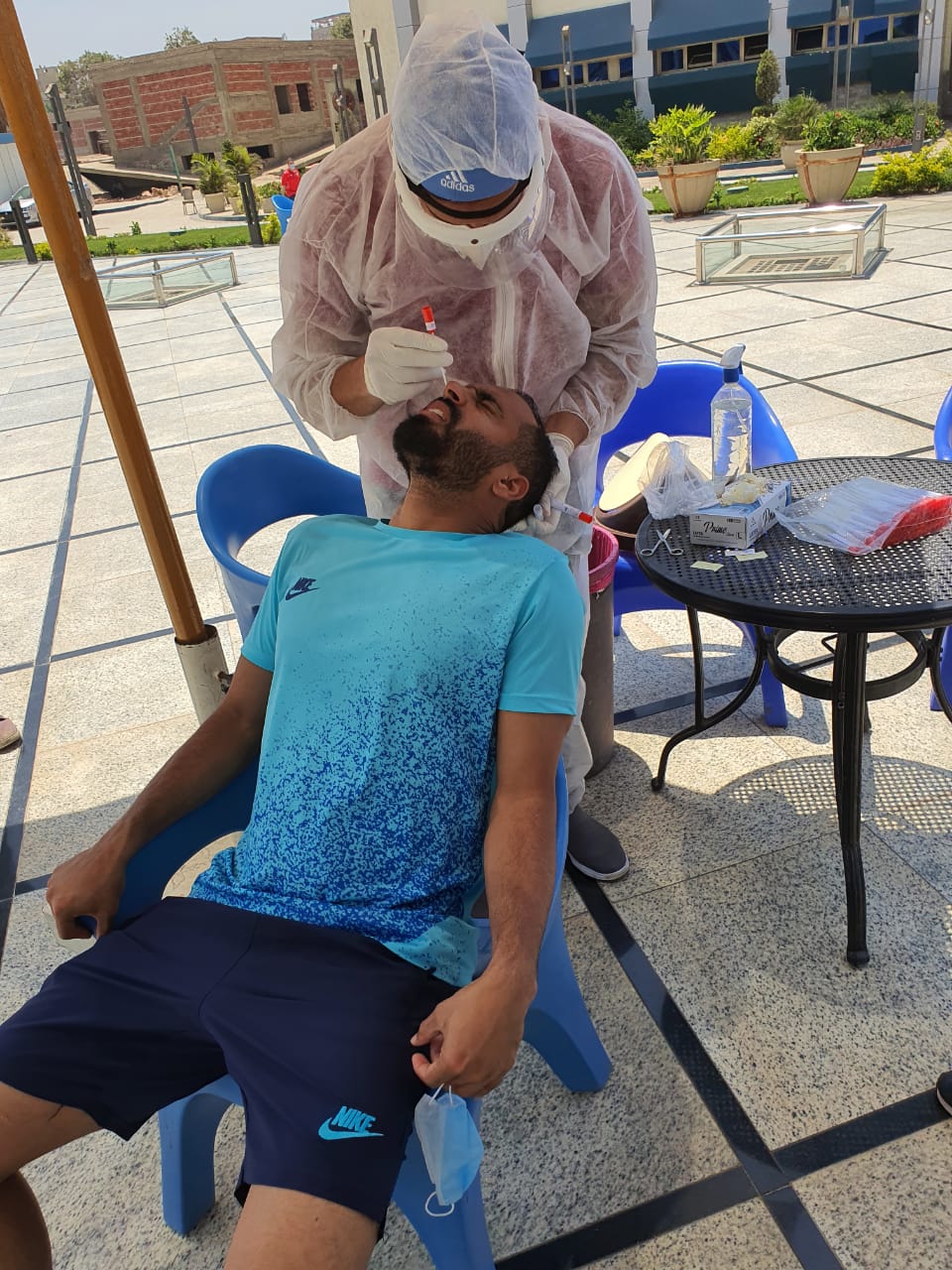 مسحة لاعبي أسوان (22)