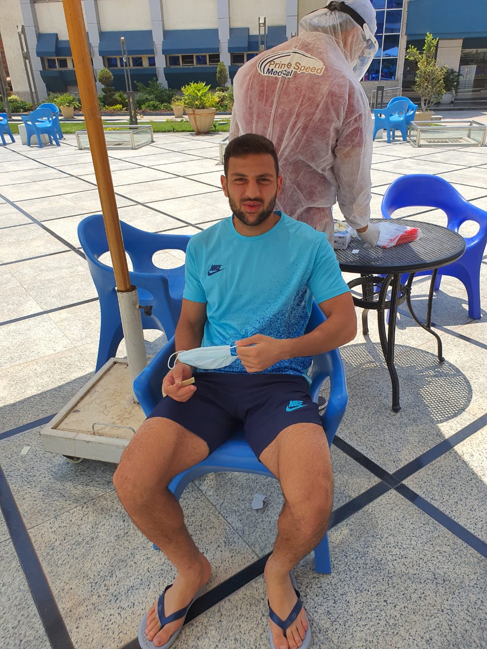 مسحة لاعبي أسوان (25)