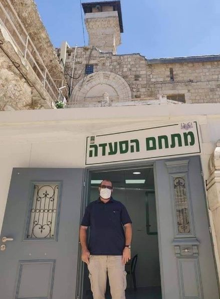 كافيتريا فى المسجد الابراهيمى