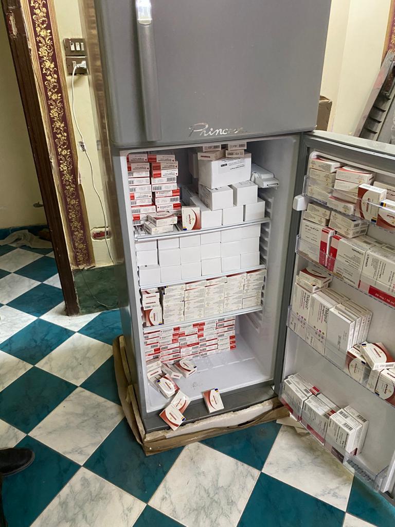 جزء من المضبوطات