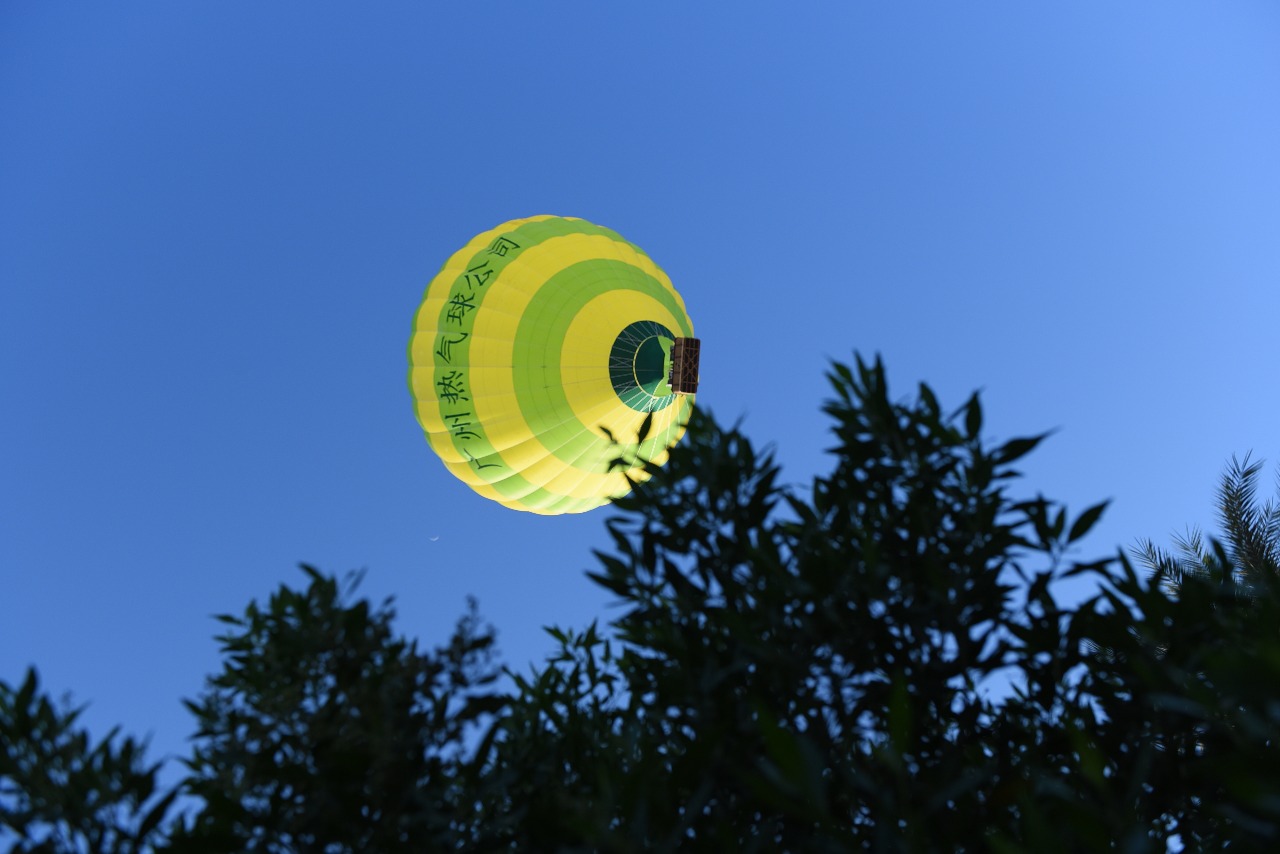لجنة من الطيران تطلق رحلة بالون طائر تجريبية فى السماء لمراجعة الإجراءات  (2)