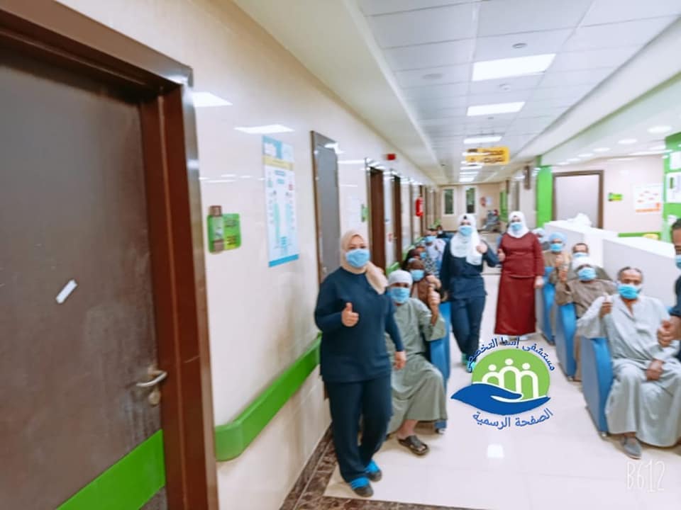 مستشفى إسنا للحجر تعلن شفاء 28 حالة من فيروس كورونا (3)