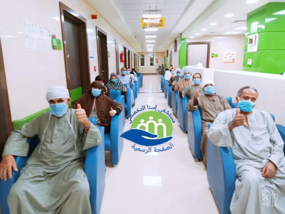 مستشفى إسنا للحجر تعلن شفاء 28 حالة من فيروس كورونا (2)