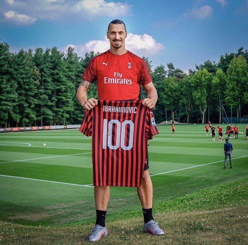 إبراهيموفيتش بالقميص 100