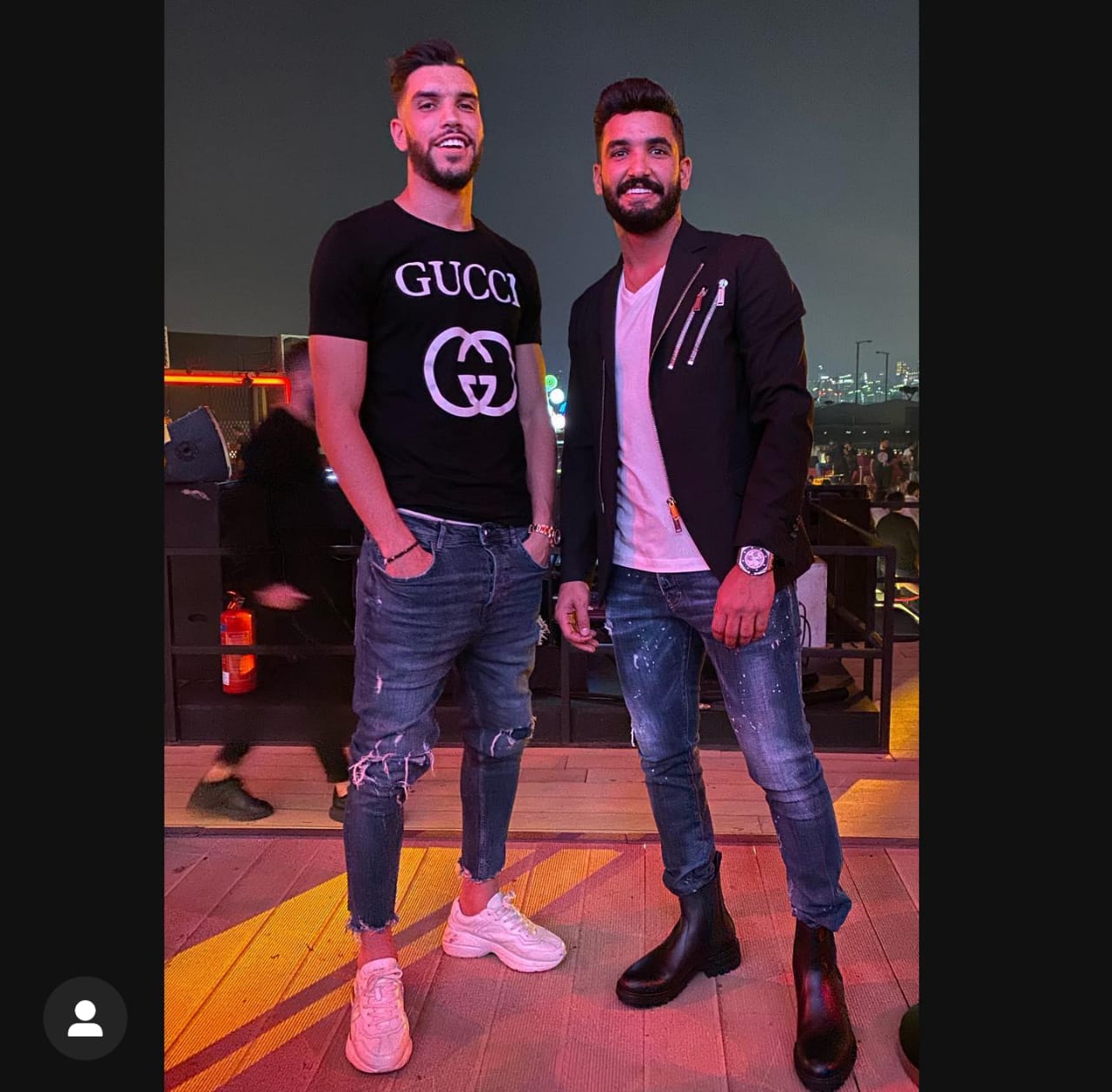 أزارو مع صالح جمعة أزارو مع صالح جمعة
