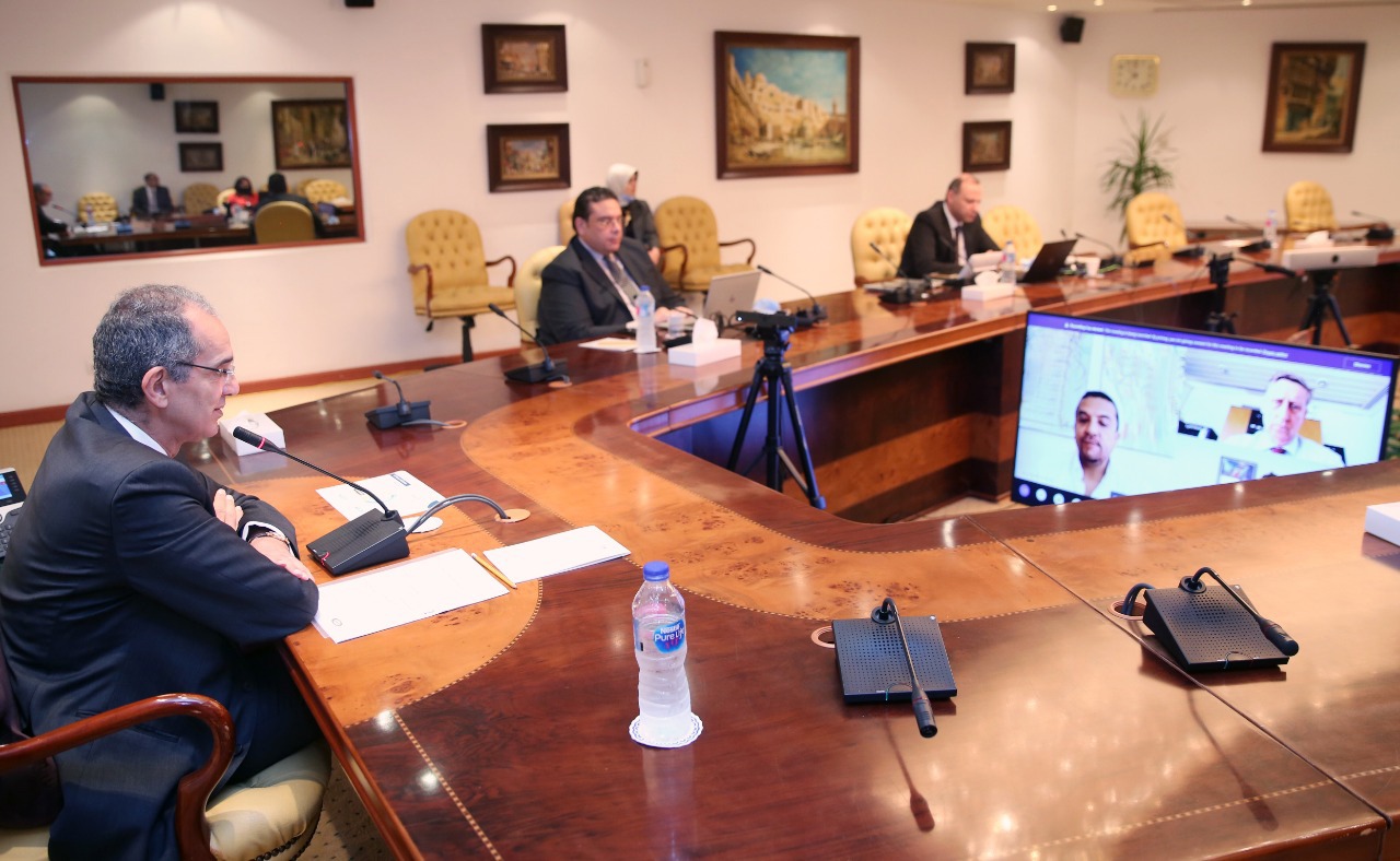 عمرو طلعت خلال اللقاء