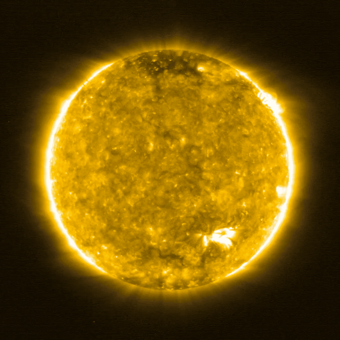 صورة متحركة للقطات الشمس الأقرب