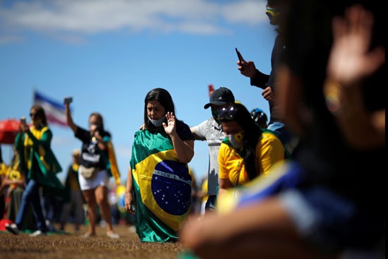 مظاهرات داعمة لرئيس البرازيل