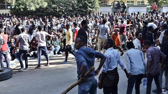 احتجاجات فى اثيوبيا
