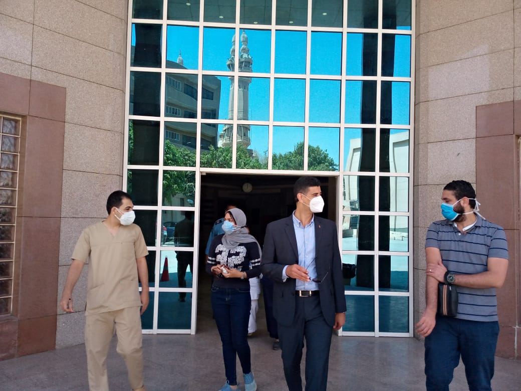 متابعة مستشفيات العزل بالقليوبية متابعة مستشفيات العزل بالقليوبية