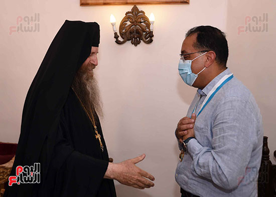 رئيس الوزراء يتفقد أعمال تطوير دير سانت كاترين‎ تصوير سليمان العطيفى (32)