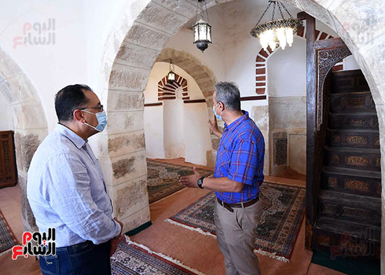 رئيس الوزراء يتفقد أعمال تطوير دير سانت كاترين‎ تصوير سليمان العطيفى (30)