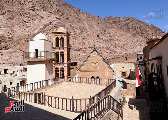 رئيس الوزراء يتفقد أعمال تطوير دير سانت كاترين‎ تصوير سليمان العطيفى (38)